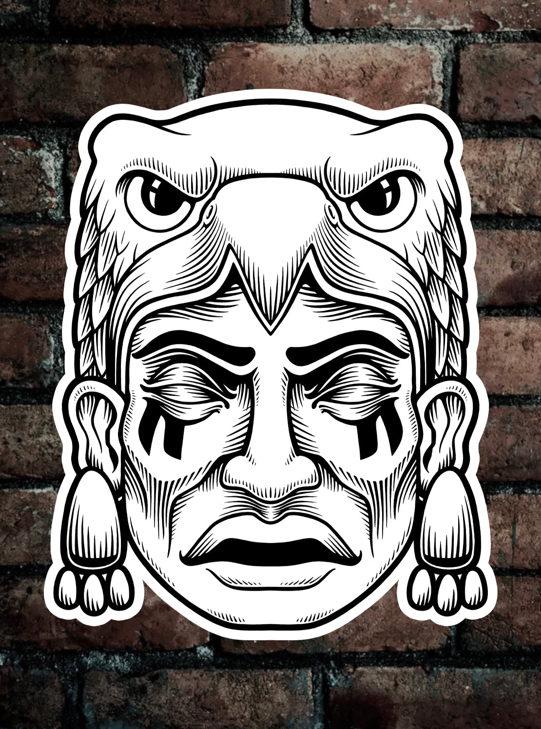 Cuahupilli (Eagle Warrior) Sticker