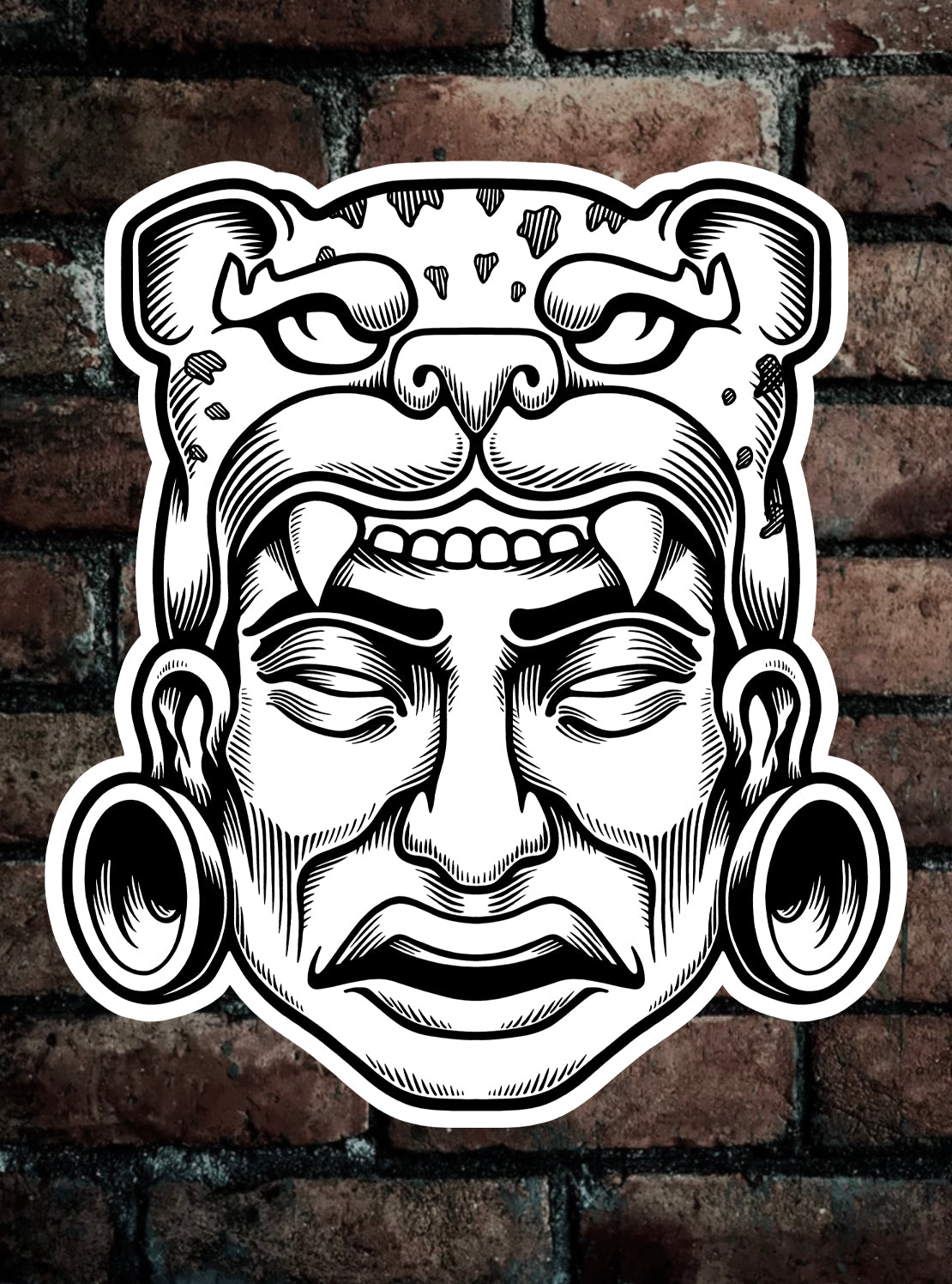 Ocelopilli (Jaguar Warrior) Sticker
