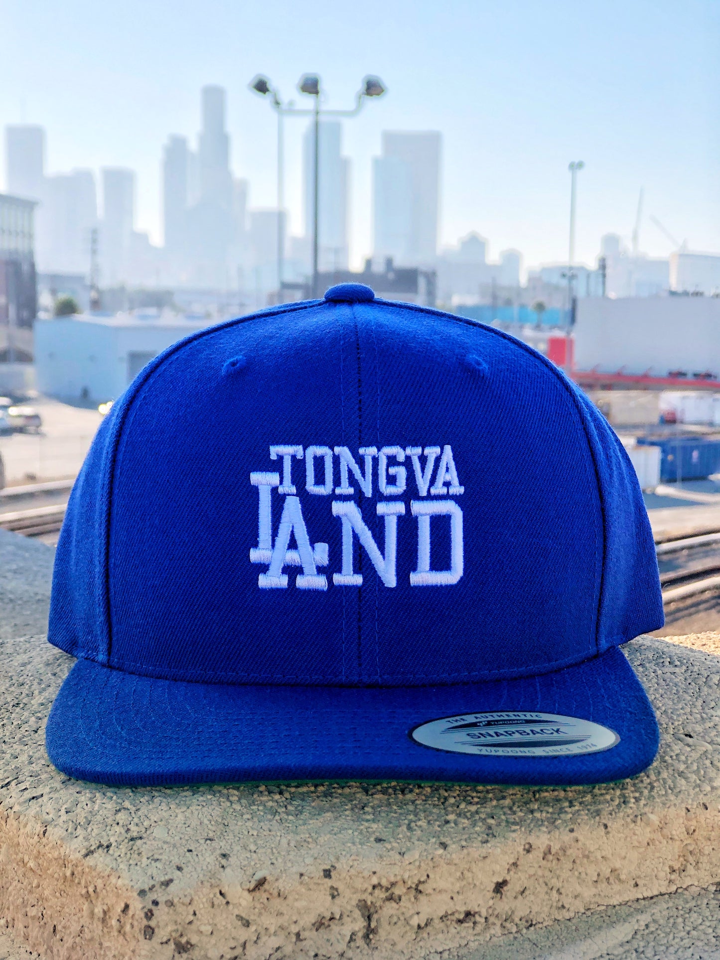 Tongva LAnd Snapback (Royal)