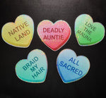Nsrgnts Sweet-Heart Set 2 Glitter Stickers (Deadly Auntie)