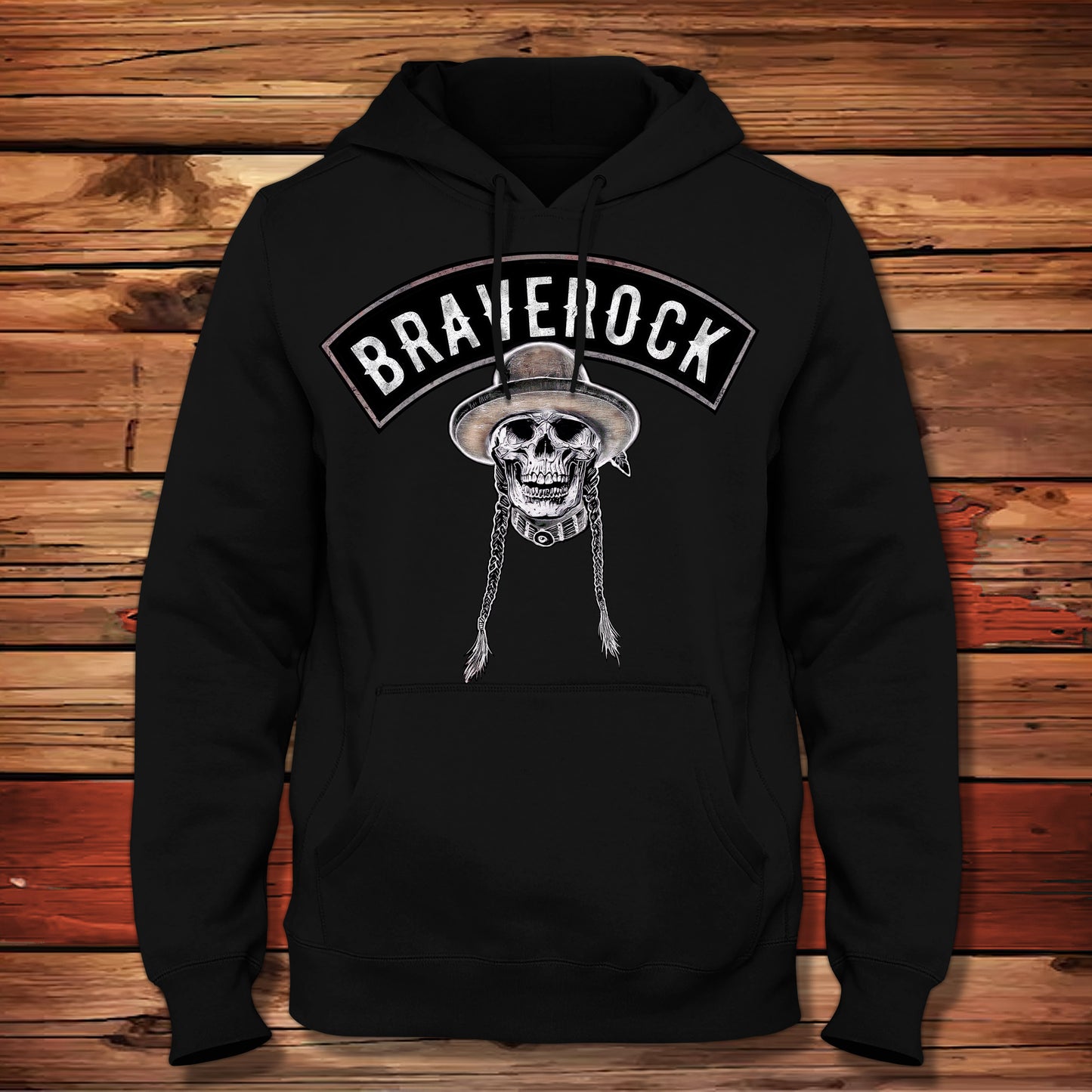 Braverock X NSRGNTS Collab Black Hoodie