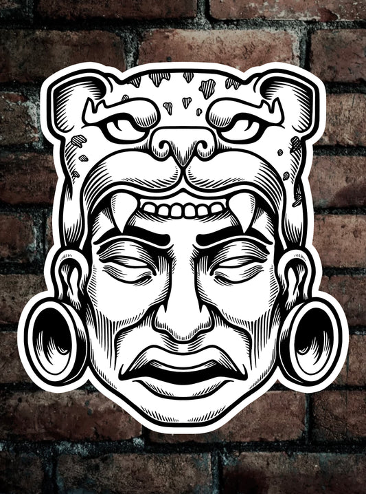 Ocelopilli (Jaguar Warrior) Sticker