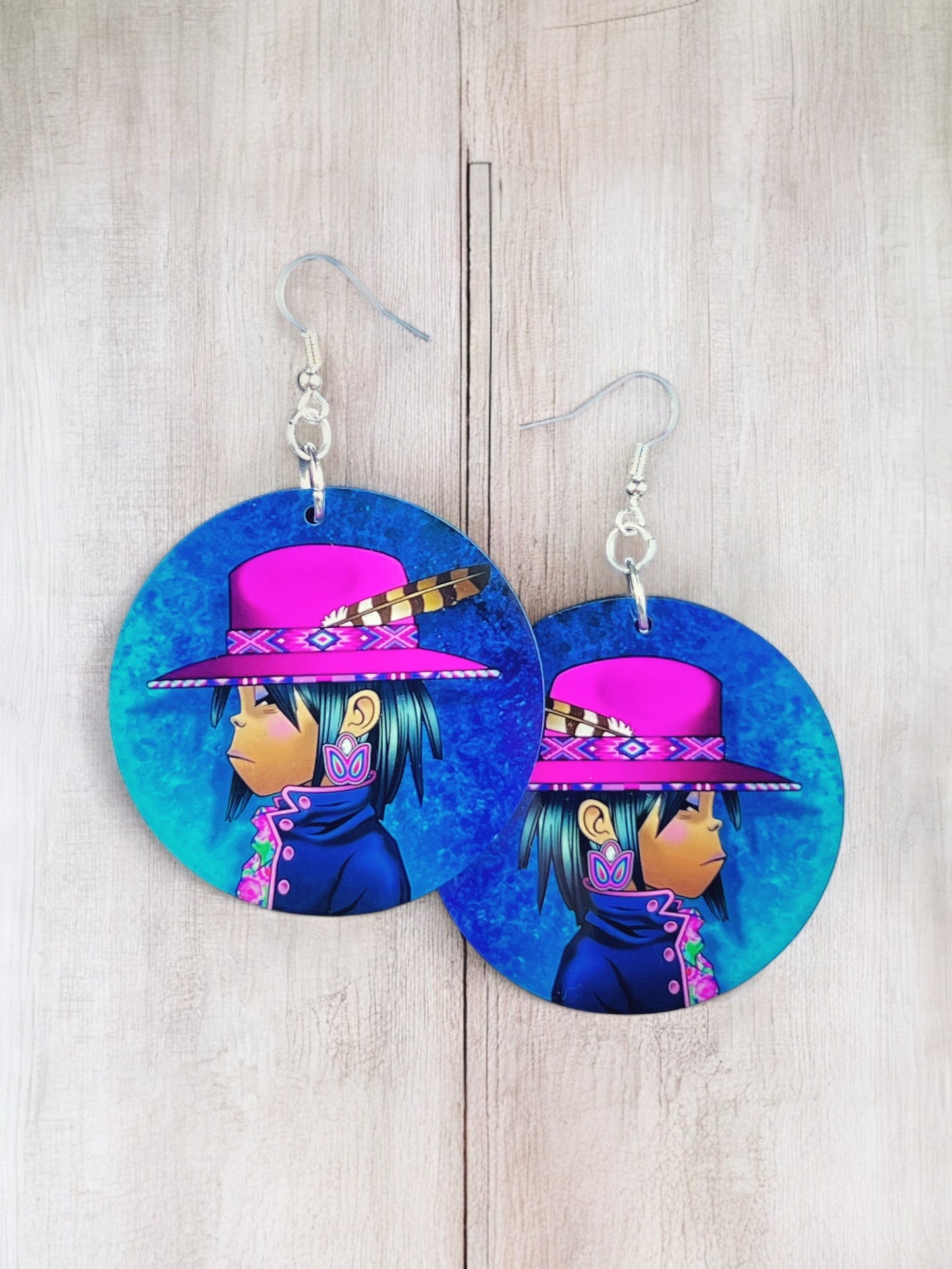 Auntie Noodle Earrings (Circle)