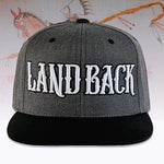 #LandBack SnapBack 2Tone Grey & Black