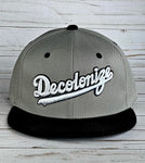 Decolonize 2-ToneBlack and Grey SnapBack Hat