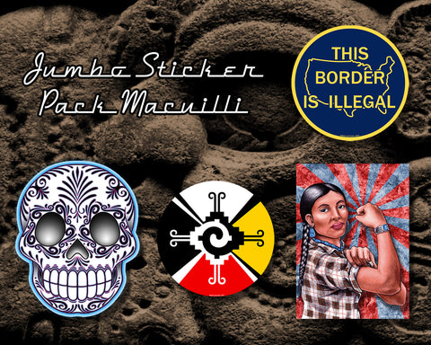 Jumbo Sticker Pack Macuilli (Five)