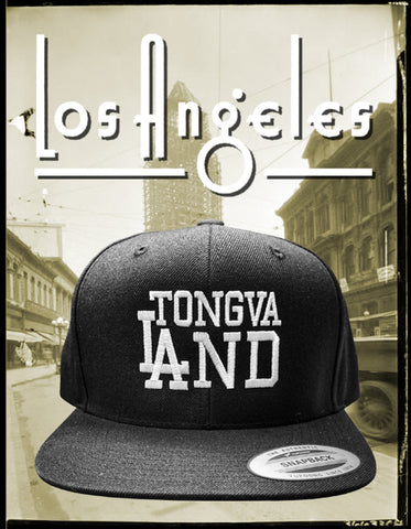 Tongva LAnd SnapBack Hat (Black)