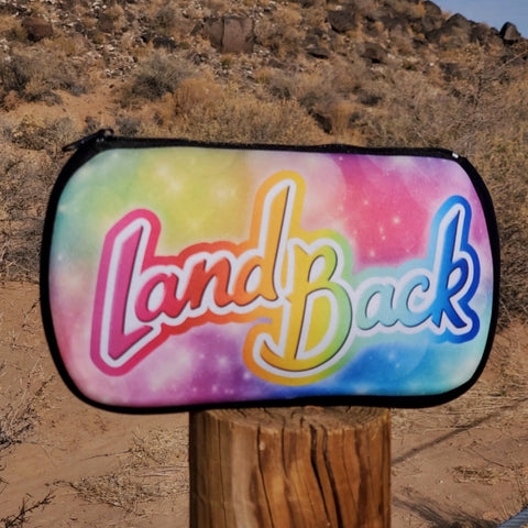 #LandBack Rainbow Cosmetic Bag